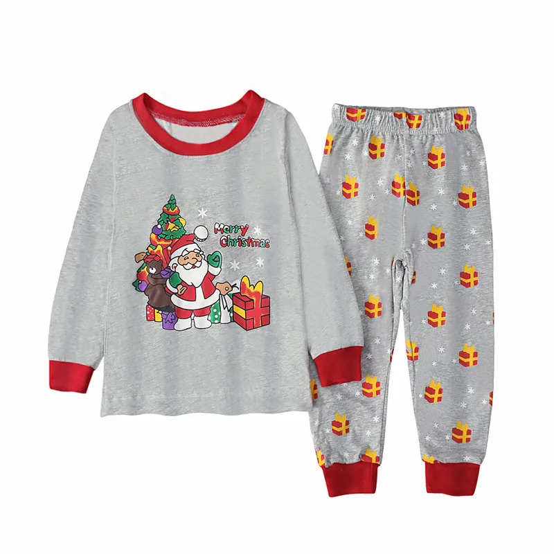 Gray Santa Claus Print Kids Pa - огляд і ціна Baby Clothing Usa