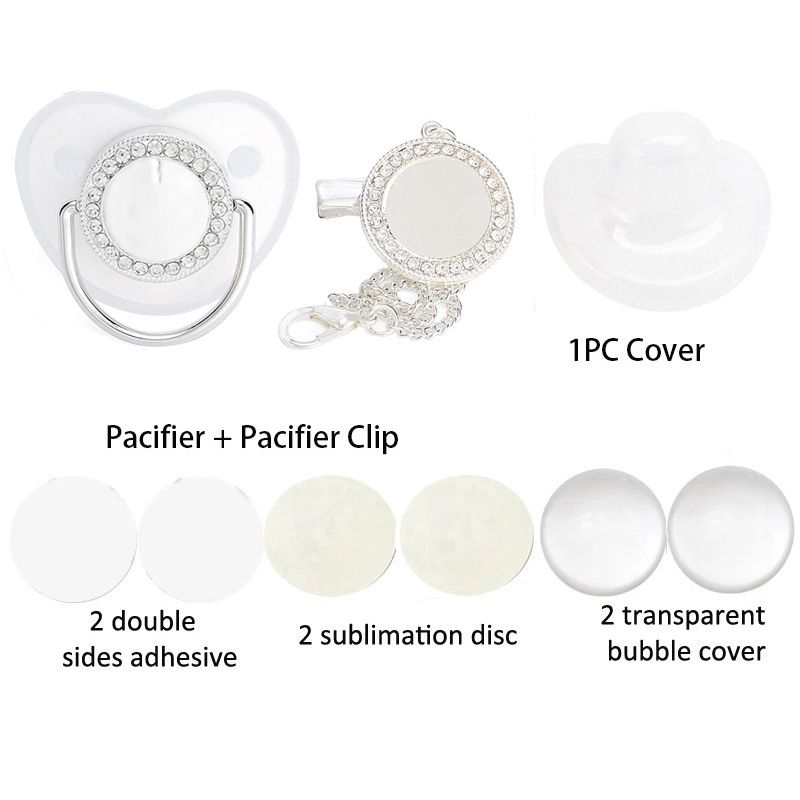 Silver Color Blank Baby Pacifi - огляд і ціна Baby Clothing Gift Set