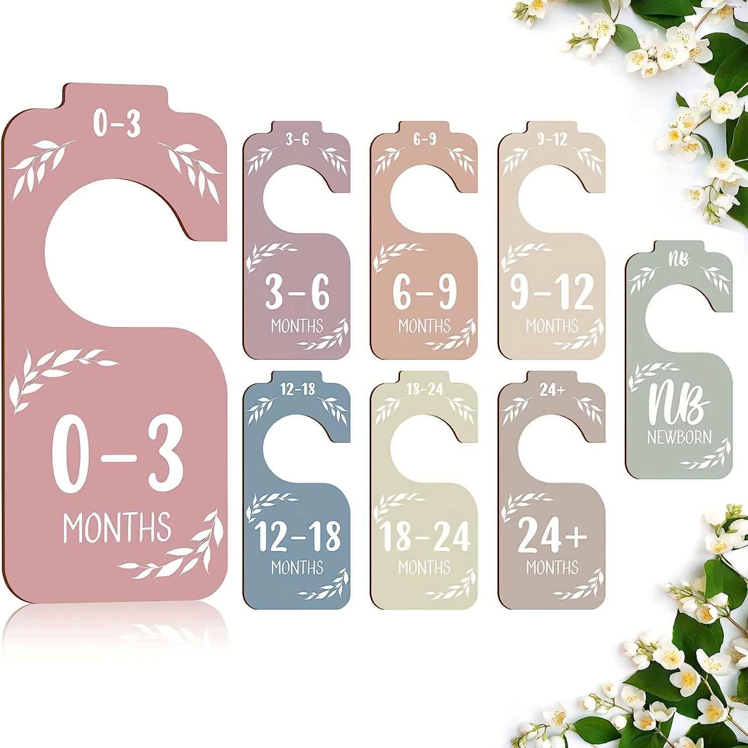8pcs Wooden Baby Closet Divide - огляд і ціна Baby Clothing Wardrobe