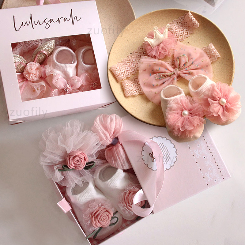 Summer Baby Girl Headband Sock - огляд і ціна Baby Clothing Gift Set